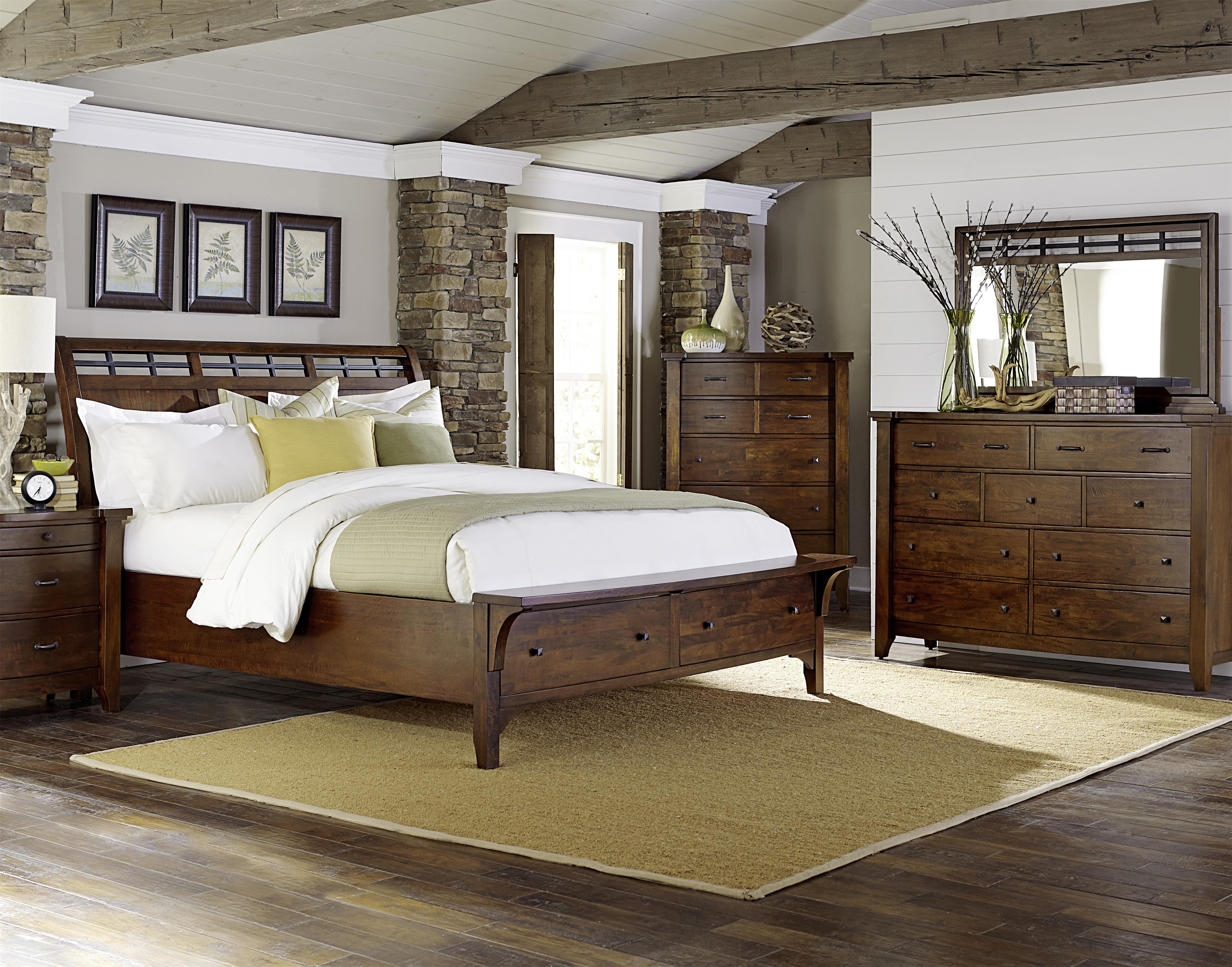 Napa Furniture Designs Whistler Retreat Queen Bedroom Group Darvin